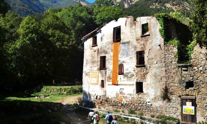 Trobada del club a Sadernes (Garrotxa)