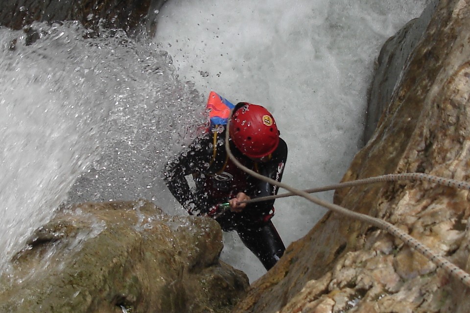 Curs d'iniciació de descens de Barrancs