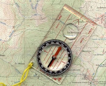 Curs d’orientació a muntanya: mapa i brúixola